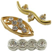 Bar/Bead Rhinestone Spacers