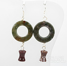 Boucles d'oreilles en agate en Inde