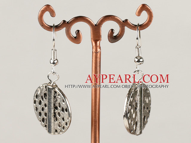 fashion metal jewelry CCB silver like earrings