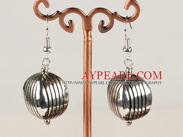 fashion metal jewelry CCB silver like earrings