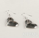 Lovely Simple Style Heart Shape Metal Charm Dangle Earrings
