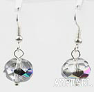 pretty sparkly crystal ball earrings 