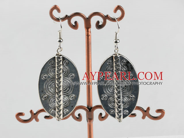 Lovely Ccb Charm Tibet Silver Dangle Earrings With Fish Hook