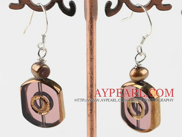 Boucles d'oreilles en cristal perles