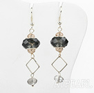 Glacis colorés et boucles d'oreilles Charme Cristal