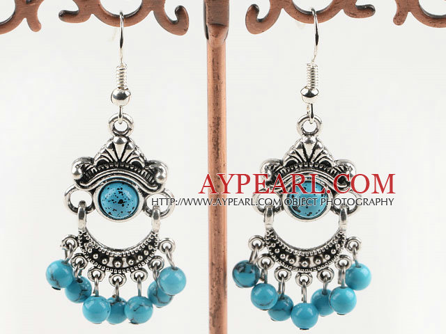 Boucles d'oreilles turquoise