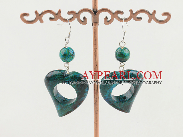 Phoenix boucles d'oreilles en pierre