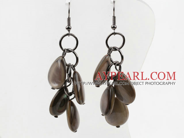 New Design Drop Shape Shell Dangle Earrings