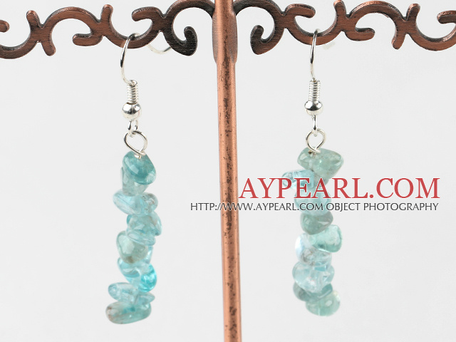 boucles d'oreilles vertes tourmaline