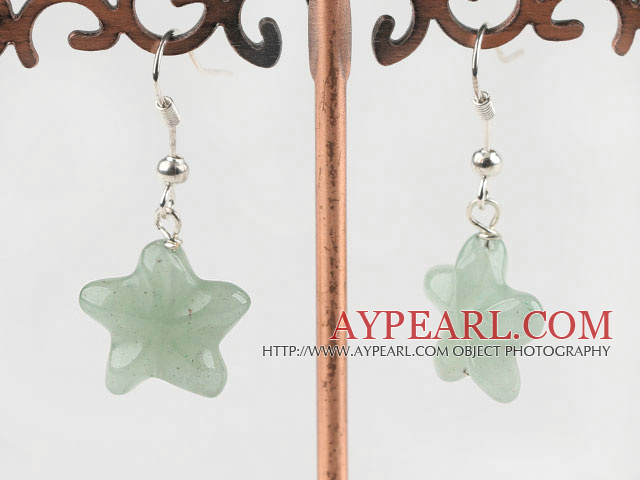 Boucles d'oreilles étoiles de mer aventurine