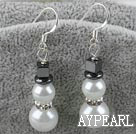 Boucles d'oreilles perles de coquillage