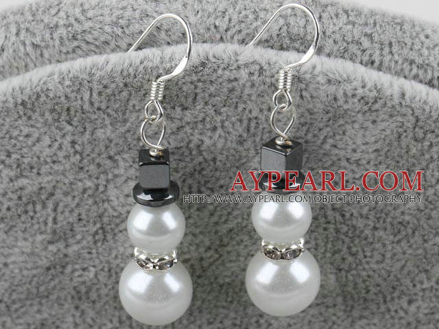 Boucles d'oreilles perles de coquillage