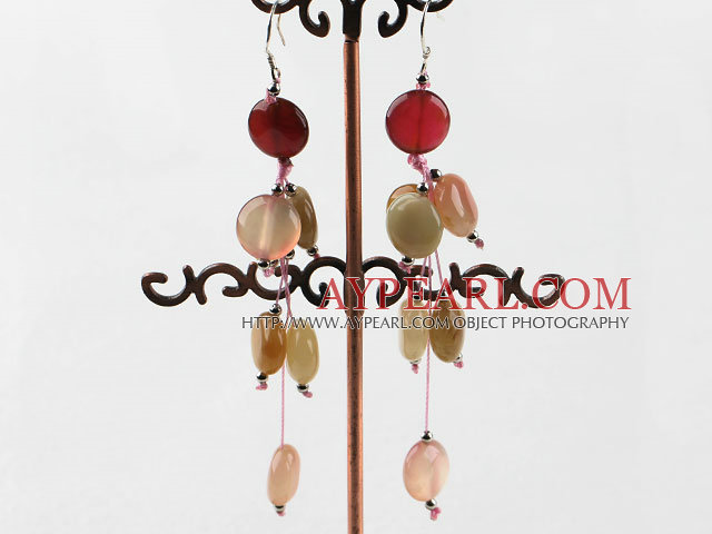 couleur jade boucles d'oreilles-3