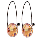 Wholesale crystal colored glaze earring