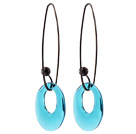 Wholesale crystal colored glaze earring