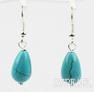 tear drop turquose earrings