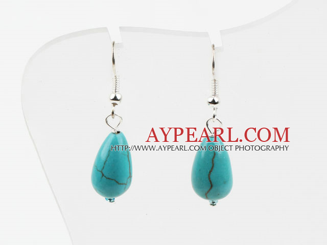 Tear Drop Boucles turquose