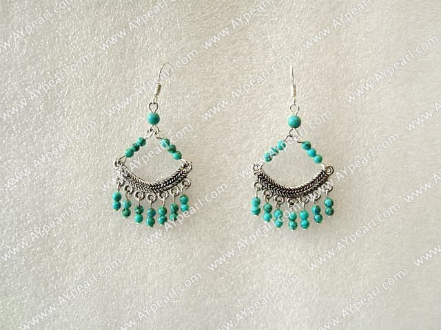 Turquoise  earring boucle d'oreille turquoise