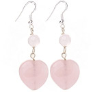 Boucles d'oreilles Rose Quartz