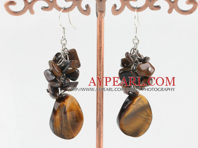 Boucles d'oreilles oeil de tigre