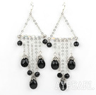 pearl crystal earrings