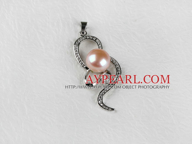 beautiful pink fresh water pearl pendant( no chains)