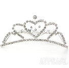 Fashion Style-Legierung mit Strass Hochzeit Braut-Tiara mit Combs