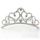 Gorgeous Alloy With Rhinestones Wedding Bridal Tiara with Combs