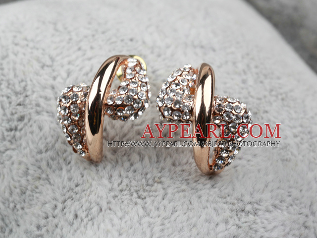 Fashion Style Irregular Shape Gold Plated Hypoallergenic Studs Earrings