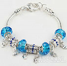 7.9 inches fantasy sea blue charm bracelet