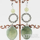 serpentine jade earrings