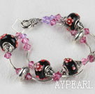 7.9 inches fantasy austrian crystal charm bracelet