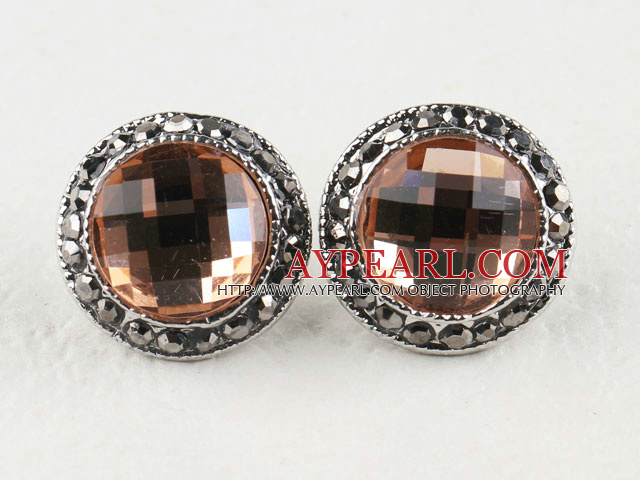 lovely manmade gem earrings 