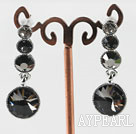 dangling style manmade rhinestone earrings