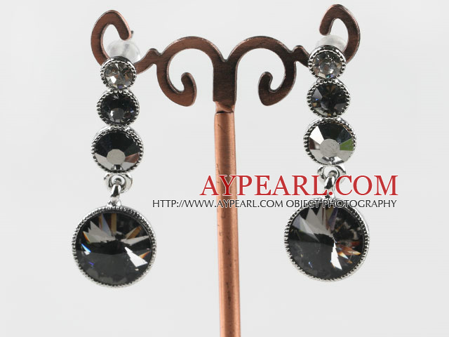 dangling style manmade rhinestone earrings