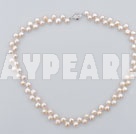 classic 7-8mm pink pearl necklace