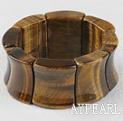 stretchy 25*30mm tiger eye bangle bracelet 