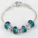 7.9 inches fantasy blue charm bracelet