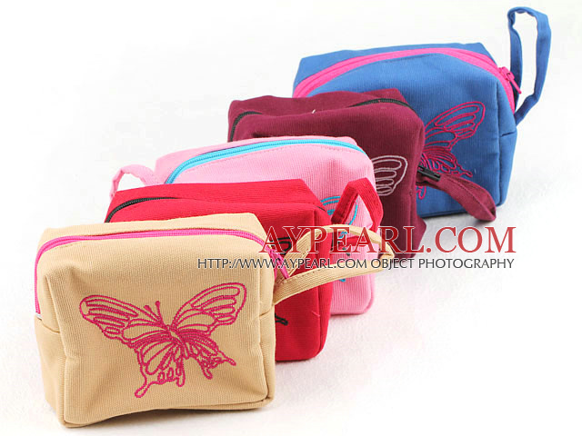 Multi Color Linen Camera Bags (10 Pcs Color Random)