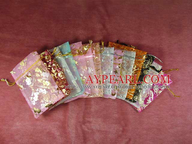 100 шт вуаль сумки ювелирные изделия (цвет случайный)