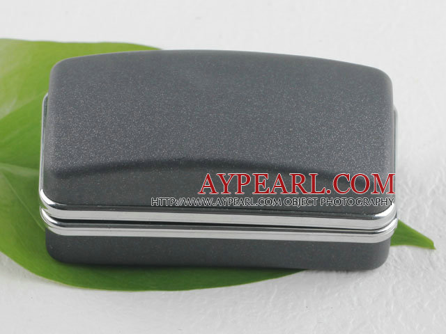 Gray black color exquisite cufflinks box