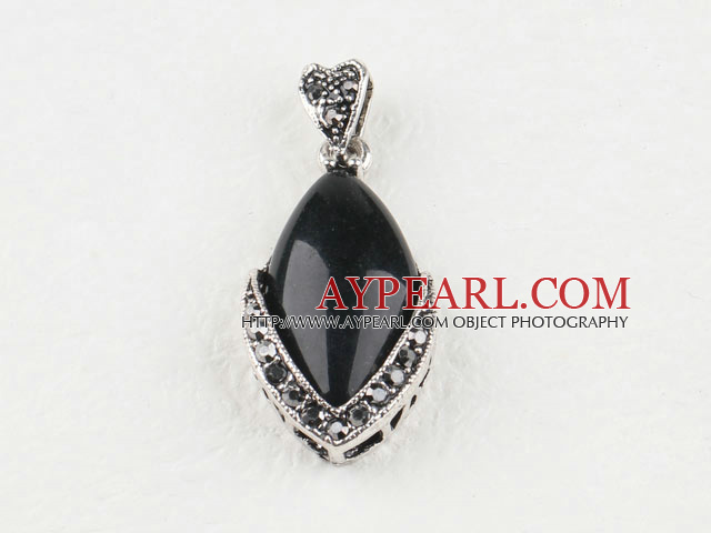 engraved alloy jewelry 17.7 inches red immitation dark red gemstone pendant with rhinestone