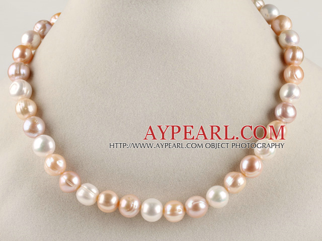 favourite 16.5 inches 11-12mm natural colors round pearl necklace любимый 16,5 дюйма 11-12mm естественные цвета круглой жемчужное ожерелье