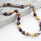 Classic formă neregulată design multi colier de perle de culoare
