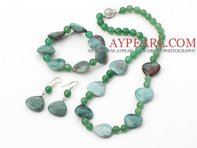 GEM aventurine ensemble