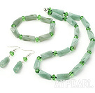 aventurine cristal serti