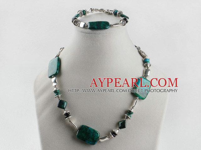 phonix and black agate beaded necklace bracelet set Phonix и черный агат бисером набор колье браслет