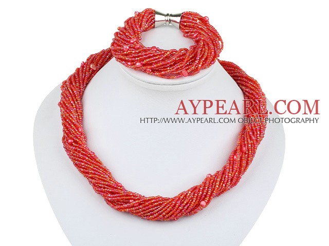 cklace bracelet set with βραχιόλι κολιέ που με magnetic clasp μαγνητικό κούμπωμα