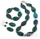 pierre phoenix set (collier, bracelet, earrigns) avec fermoir clair de lune