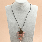 Single Strand Flat Round Visional Agate Necklace with Moonlight Clasp